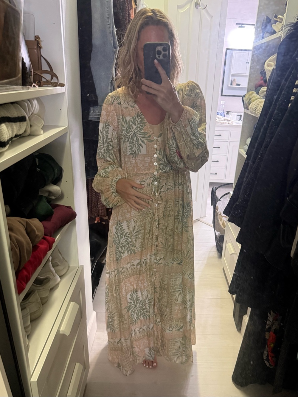 Kivari Maxi Dress Size 8 **FLAW - Picture 4 of 10